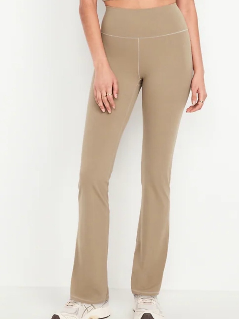 Old Navy High-Waisted StudioSmooth Straight‎ Leg Leggings Tan/Beige Size 2X NWT